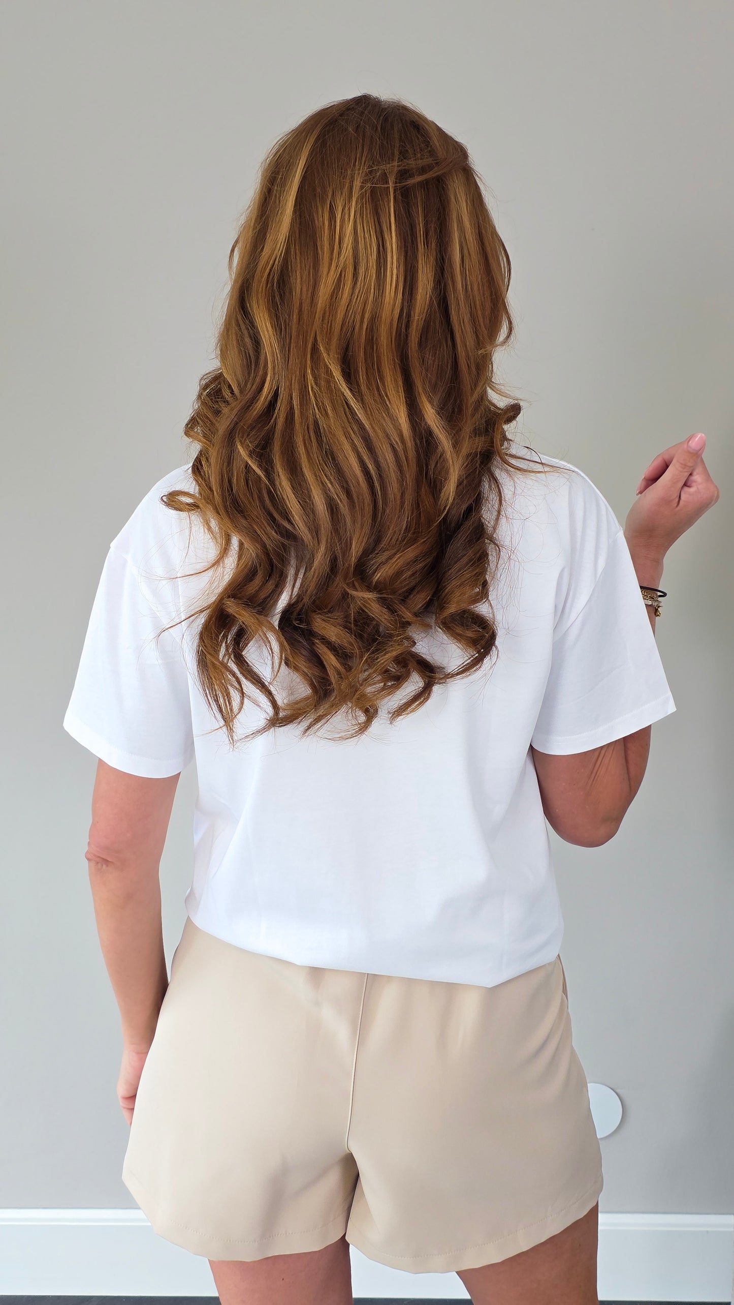 T-Shirt Stella leopard studio White