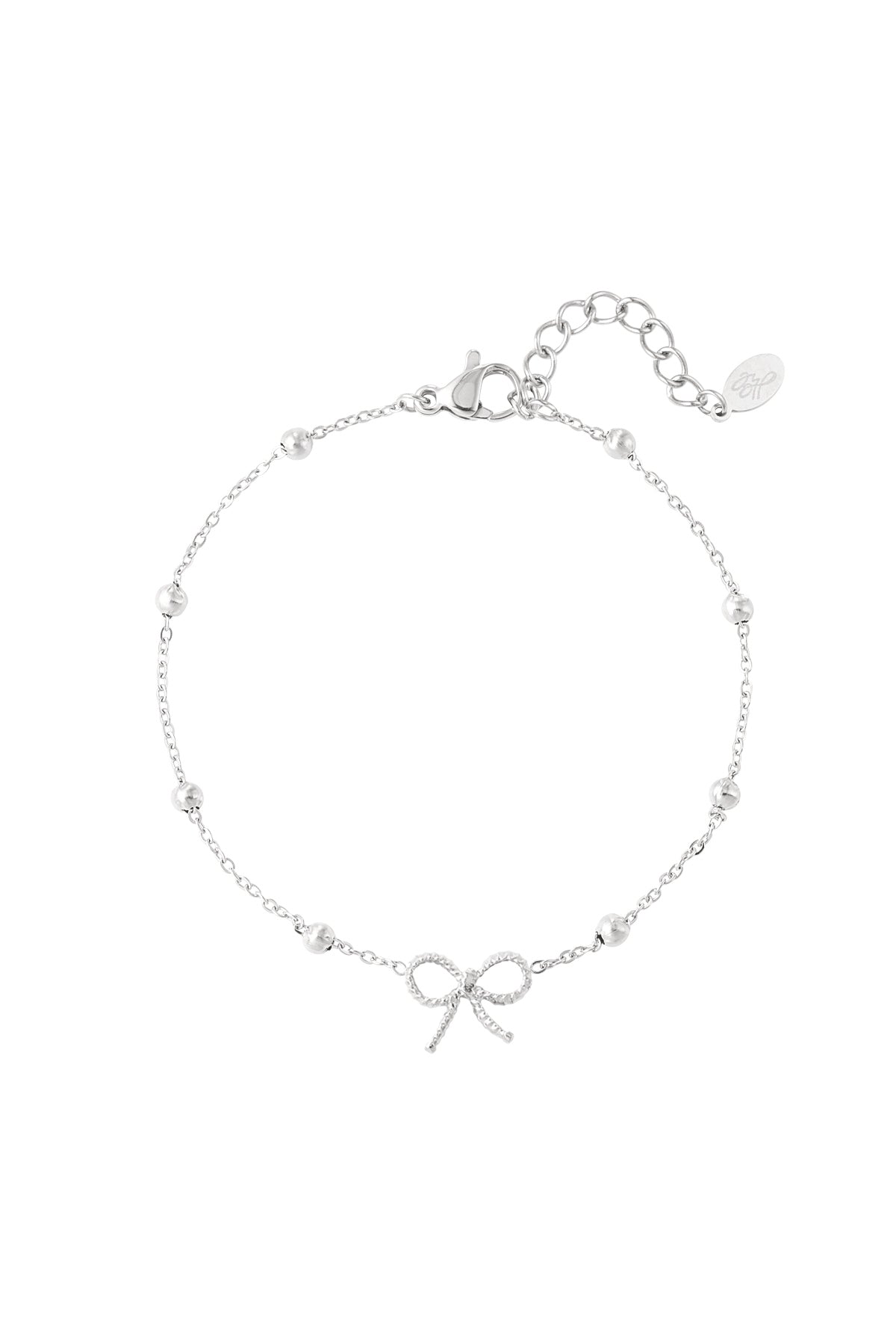 Armband Bow Basic - zilver