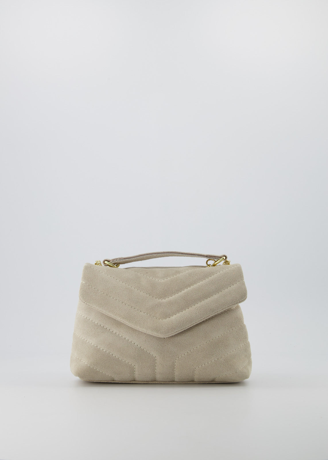 Crossbody bag Celine suède (leer) - Beige