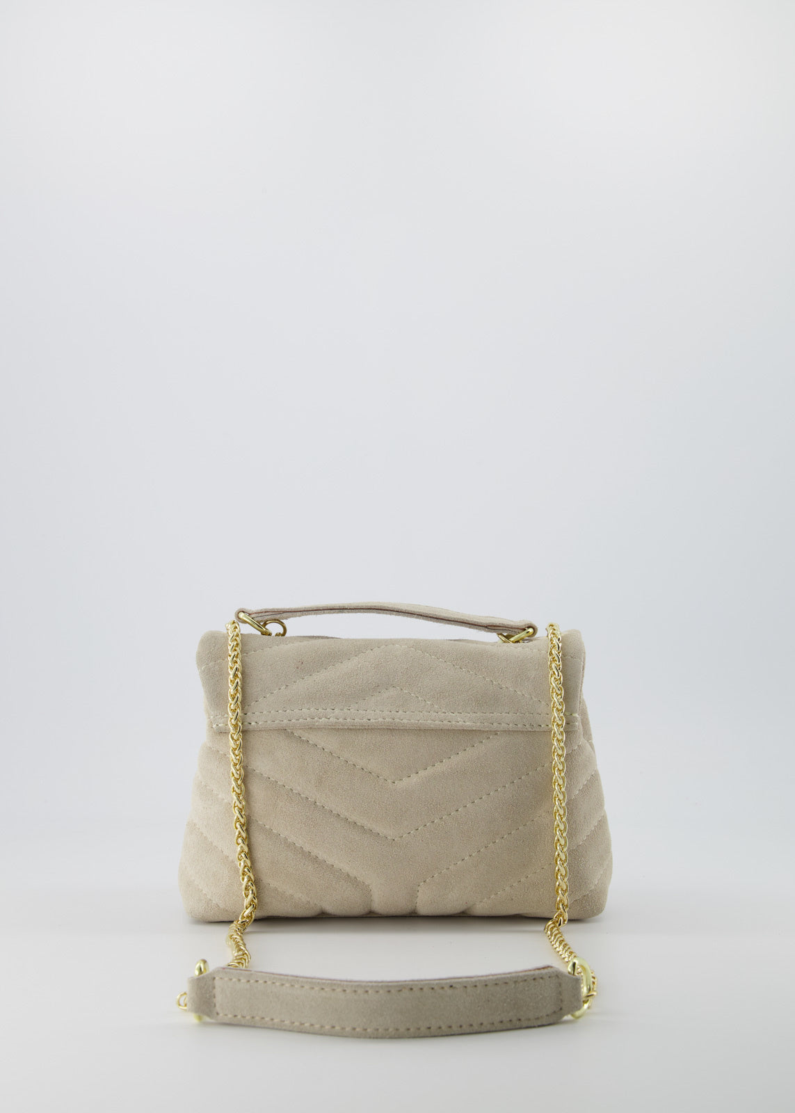 Crossbody bag Celine suède (leer) - Beige