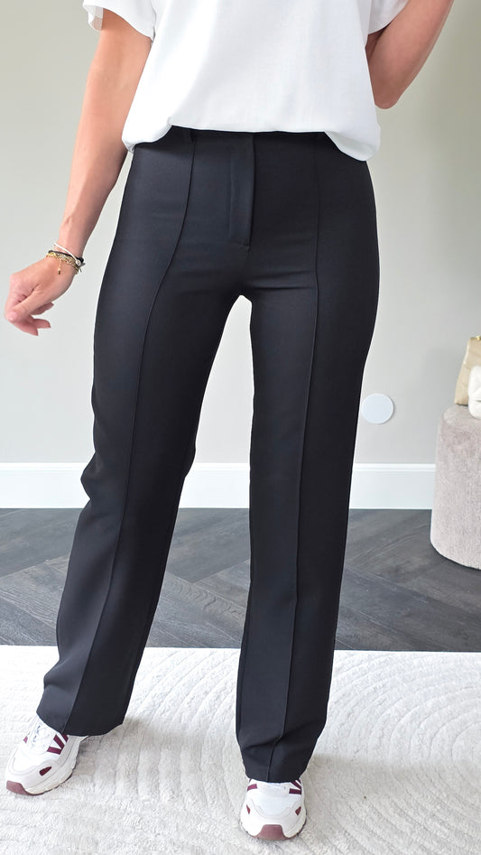 Eight Paris Pantalon Black - Lengte Tall