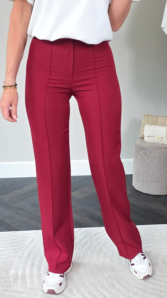 Eight Paris Pantalon Red - Lengte Tall