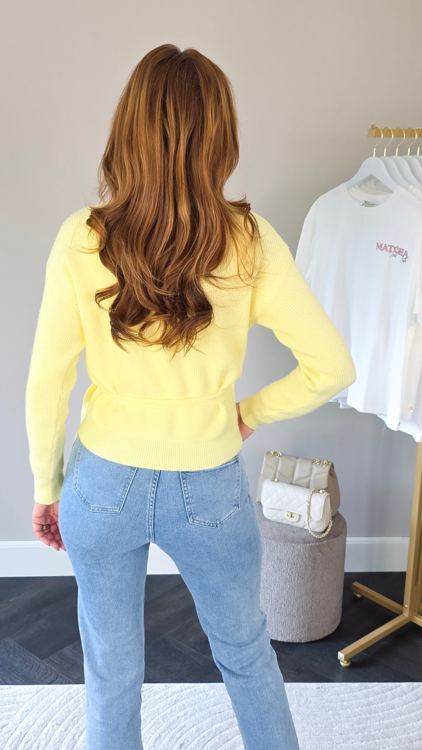 Zacht wikkelvest Nora Light Yellow