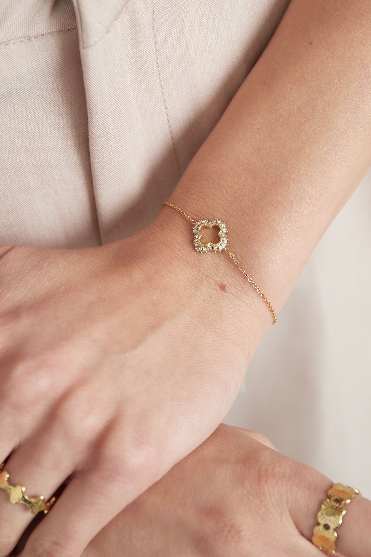 Armband Lucky Diamond - goud