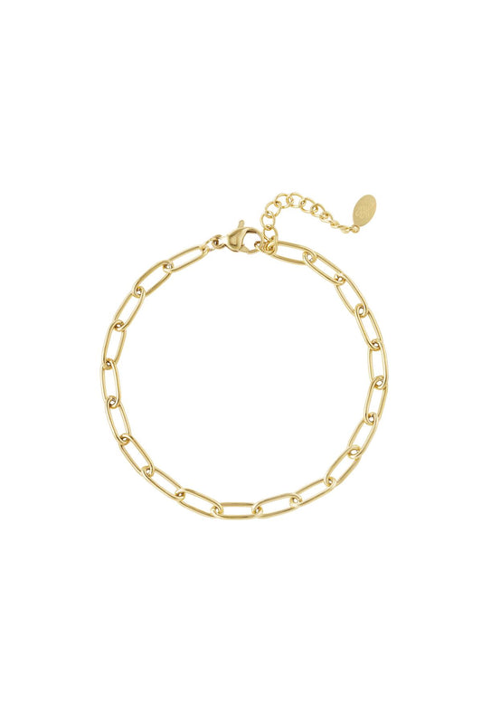 Armband Link Basic - goud
