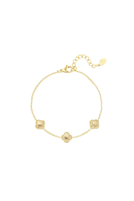 Armband Clover Fortune - goud